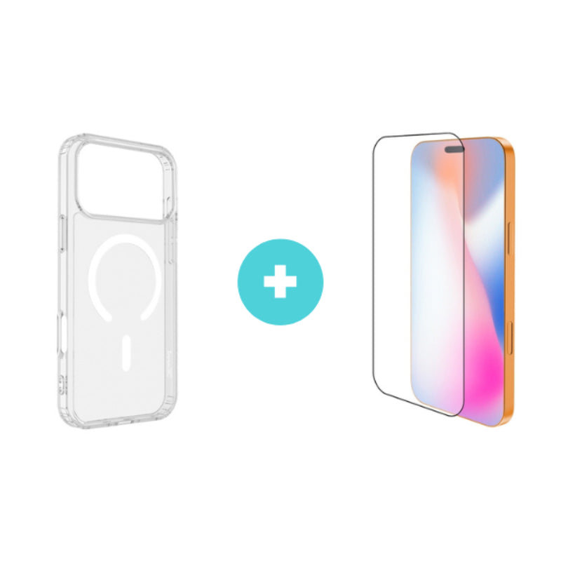 inno3C 全覆蓋玻璃螢幕保護貼 + 磁吸保護殼套裝 iPhone 17 系列