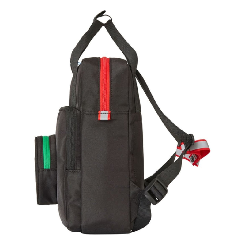 LEGO - 樂高 1x1 方塊造型輕巧背包 - 黑色彩色拉鏈 (只限送貨)