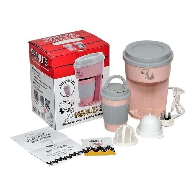 SNOOPY - 原裝正版 單杯自動滴濾式咖啡機 (只限送貨)