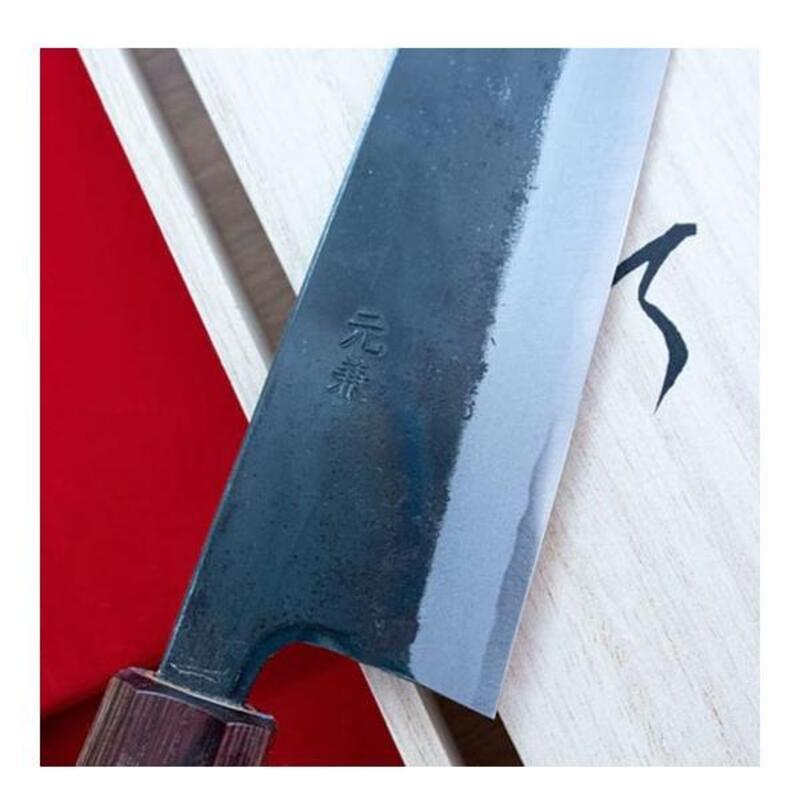 桐木箱 - 黑打包丁青鋼 八角欅木柄