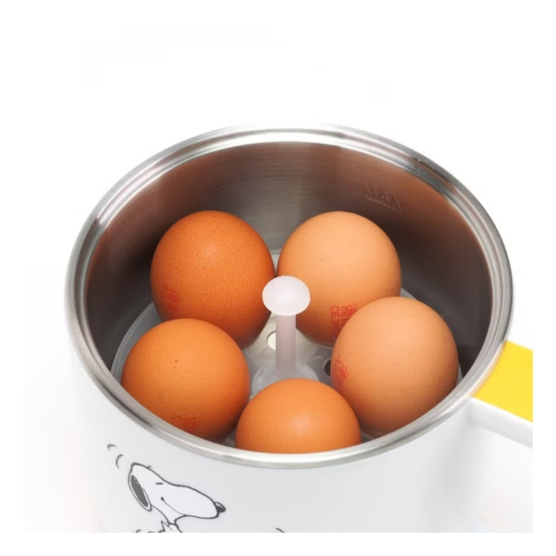 SNOOPY 原裝正版 800ml 雙層防燙快煮鍋 (五隻雞蛋 ) (只限送貨)