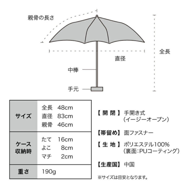 WPC 沖昌之 X Wpc. 貓貓波點摺疊傘 47CM WPC69-OM011 系列 (只限送貨)