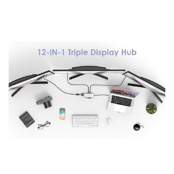 WAVLINK - USB-C 4K Triple Display 60W PD Docking HDMIx2 VGAx1
