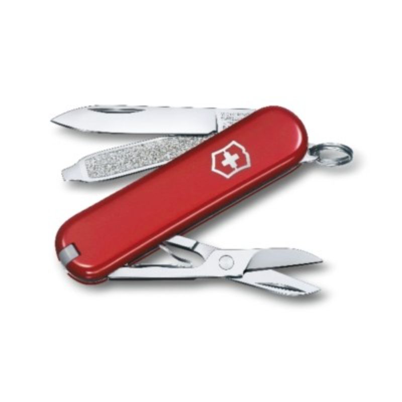 Victorinox Classic SD transparant rood 0.6223.T Zwitsers zakmes Victorinox Classic SD transparant rood 0.6223.T Zwitsers zakmes