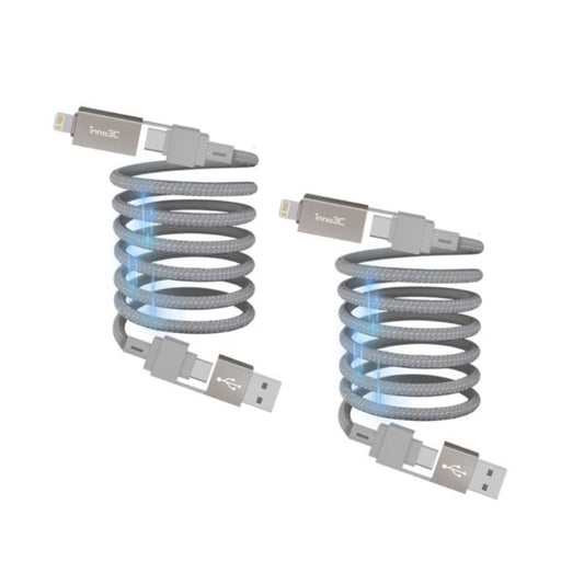 inno3C - 240W 四合一磁吸收納線 120cm (i-4M240-12)