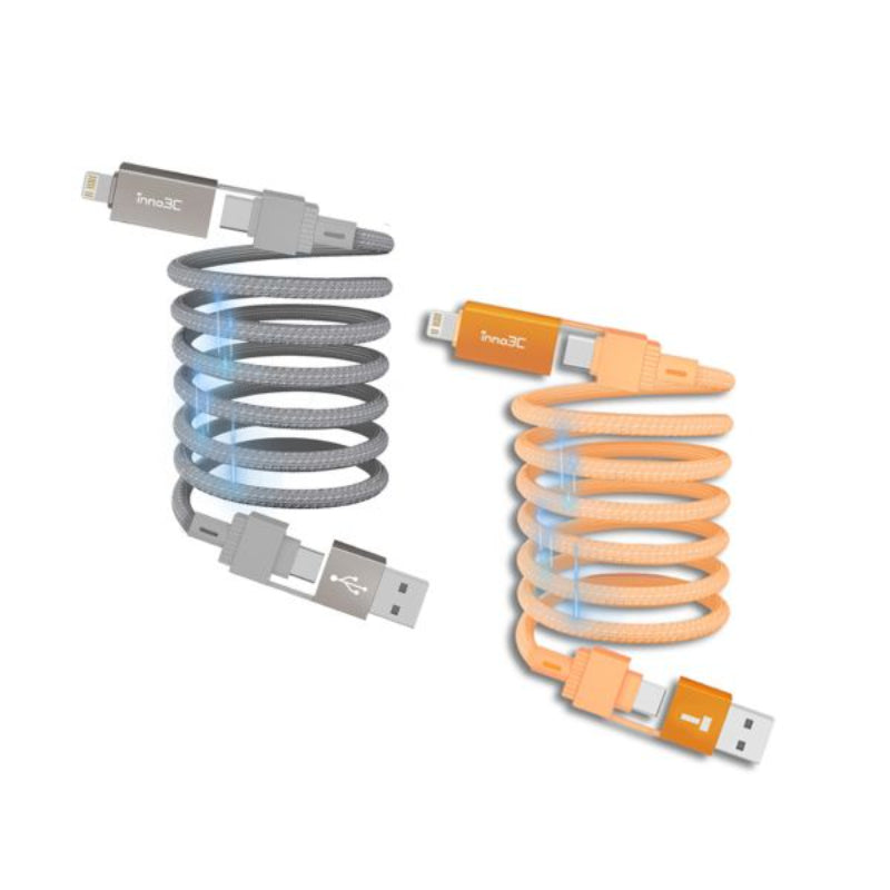 inno3C - 240W 四合一磁吸收納線 120cm (i-4M240-12)