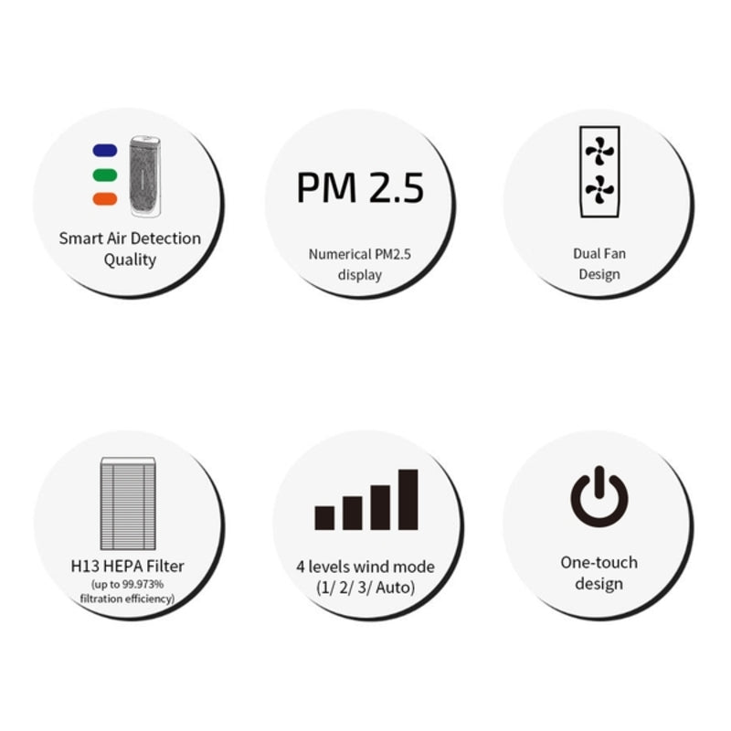 Pittm P-D6 便攜空氣淨化機