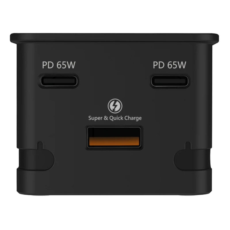 inno3C GaN 65W 3輸出快速充電插座盒