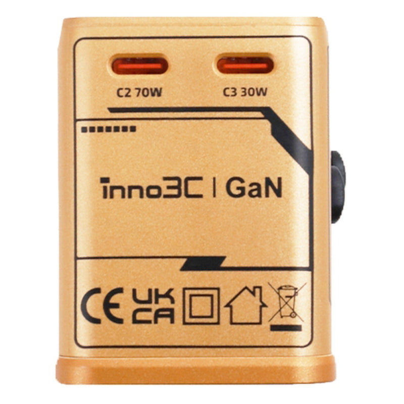 inno3C - 75W GaN 4輸出旅行轉換插頭