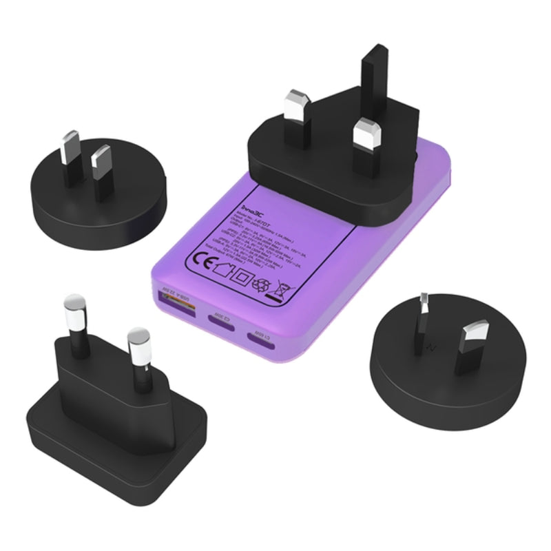 inno3C - 超薄67W 三輸出 GaN 旅行快速充電器 (i-67DT)