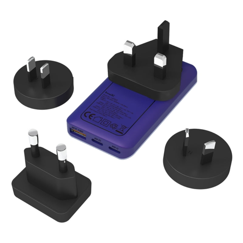 inno3C - 超薄67W 三輸出 GaN 旅行快速充電器 (i-67DT)