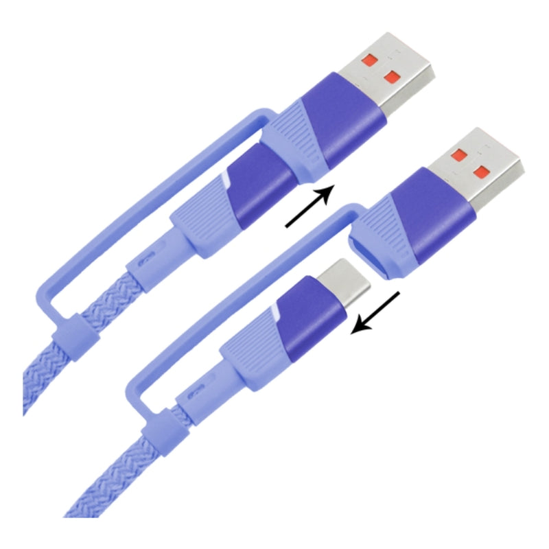 inno3C - 4合1 100W Type C 數據傳輸充電線 120cm (i-100C2-12)