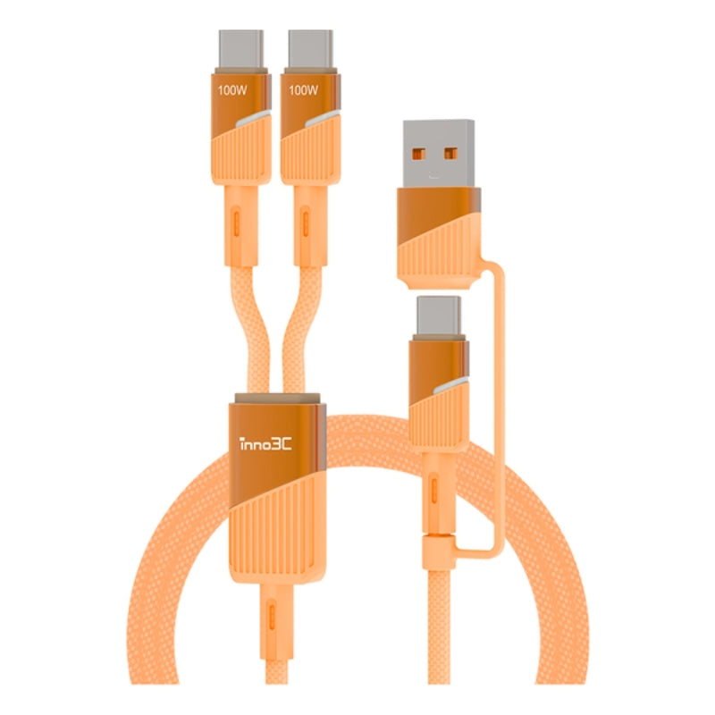 inno3C - 4合1 100W Type C 數據傳輸充電線 120cm (i-100C2-12)