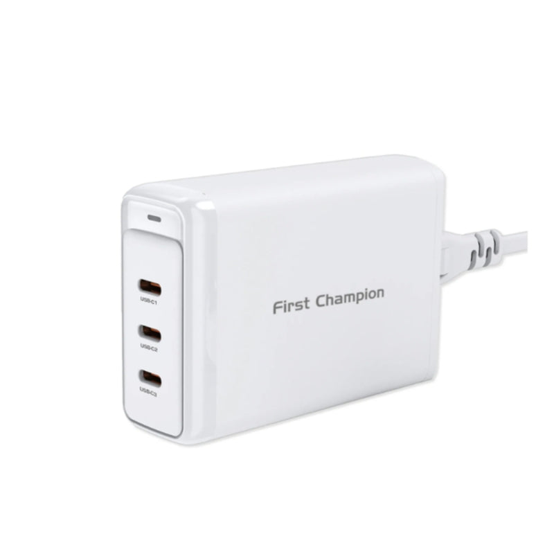 First Champion USB 桌上 氮化鎵(GaN) 快速充電器 140W 支援 USB-C PD3.1 , UPC140PD3C