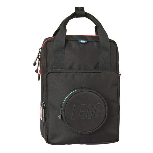 LEGO - 樂高 1x1 方塊造型輕巧背包 - 黑色彩色拉鏈 (只限送貨)