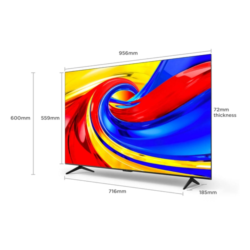 TCL P7L系列 QLED 4K Google 智能電視(只限送貨)