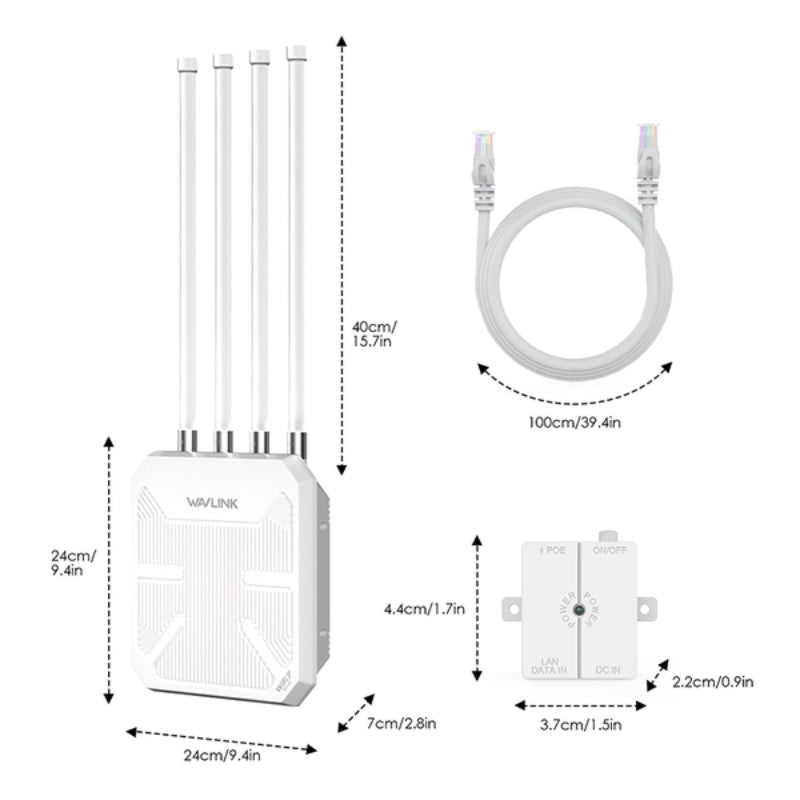 Wavlink BE5100 Dual Band WiFi 7 Router WL-WN573HBE2