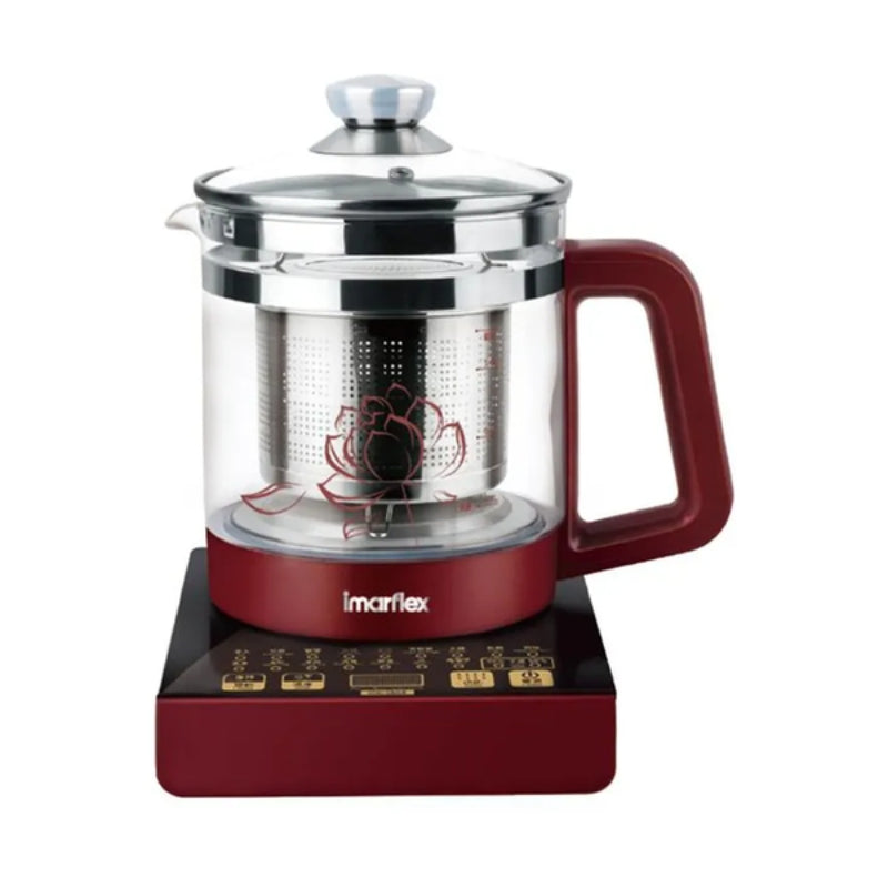 imarflex 伊瑪牌 - 1.5L 玻璃養生壼 (紅色)