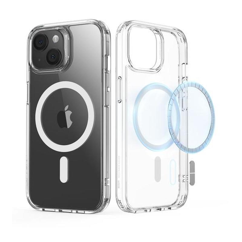ESR Classic Hybrid Case with HaloLock for iPhone 15 series - Clear