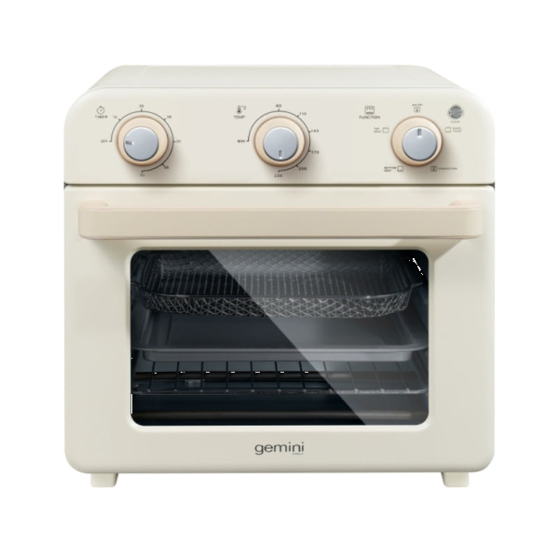 Gemini 18升 2合1雙層玻璃氣炸焗爐 GAO18BG (燕麥色)