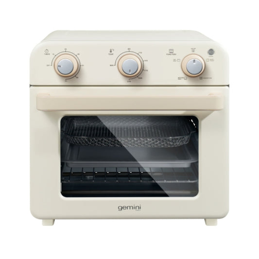 Gemini 18升 2合1雙層玻璃氣炸焗爐 GAO18BG (燕麥色)