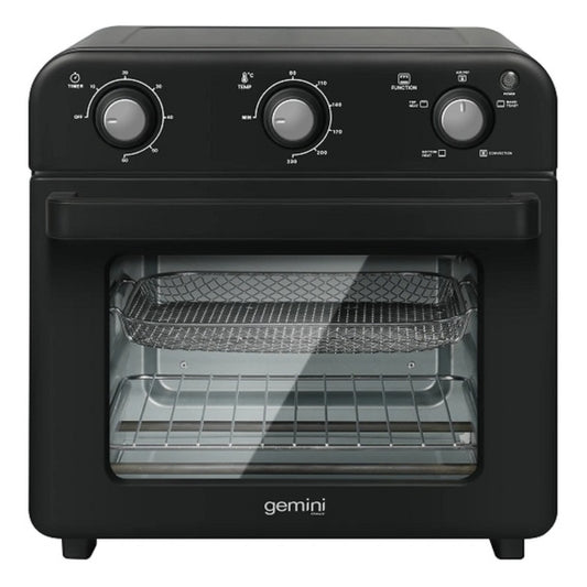 Gemini 18升 2合1雙層玻璃氣炸焗爐 GAO18BK (黑色)