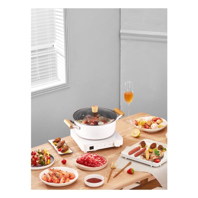 Gemini 2200瓦電磁爐 + 燒烤及火鍋套裝 – GIC21WH