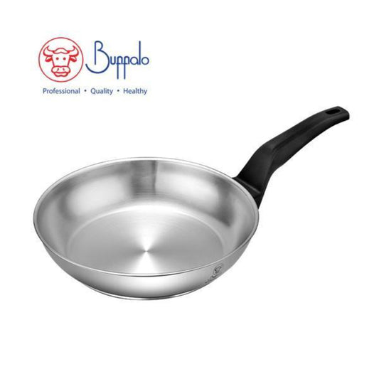 牛頭牌PREMIUM COOK I不銹鋼加厚底電木單柄煎鍋(26X5.5CM)(34726F)
