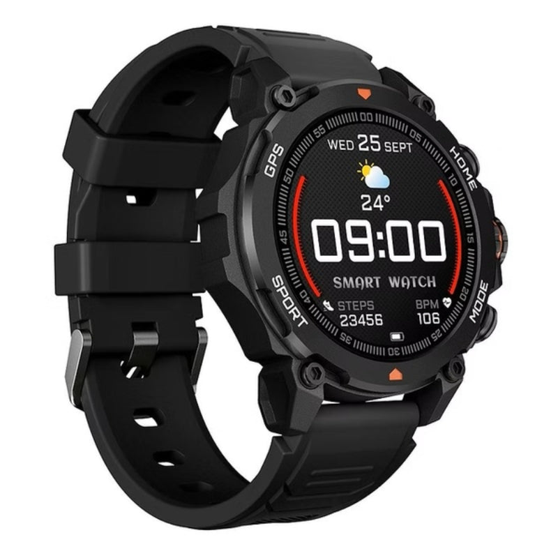 Aurafit Trek 1 G6 GPS 智能戶外全能手錶 黑