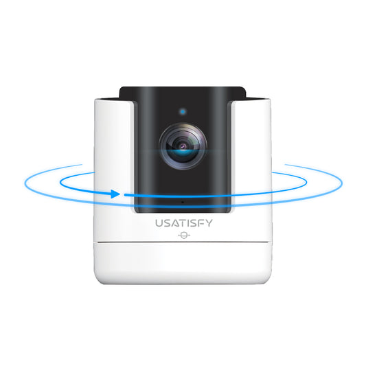 美國USATISFY無線免安裝 360°智能旋轉雙向語音雲儲存高清攝錄機Pro 2.0（移動 充電版）