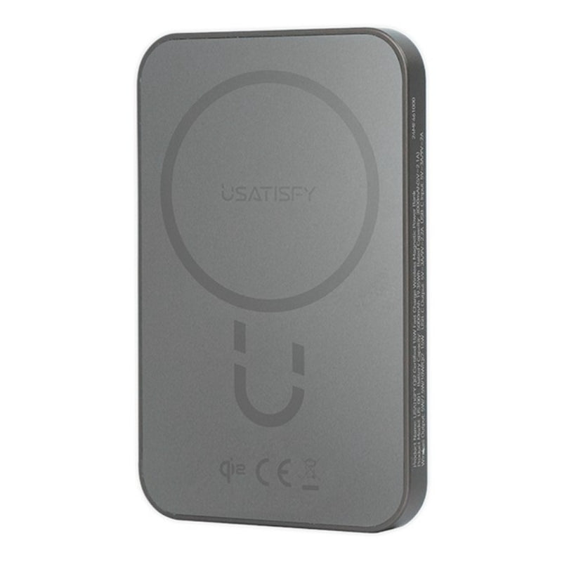美國USATISFY 超薄先鋒Qi2認證快充多設支援磁吸無線行動電源