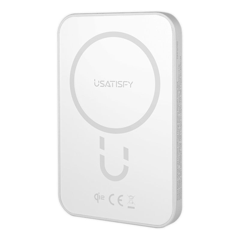 美國USATISFY 超薄先鋒Qi2認證快充多設支援磁吸無線行動電源