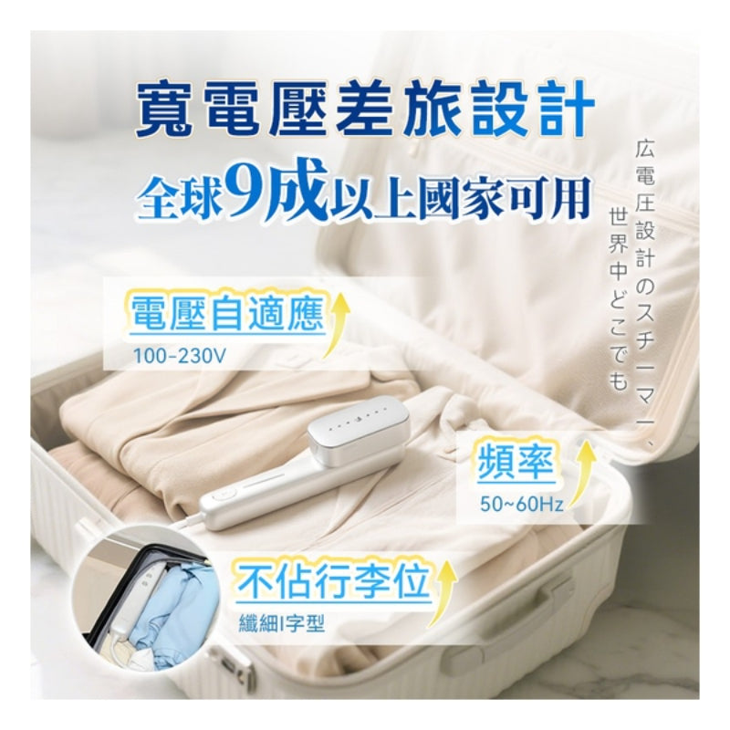 日本Yohome Multi-V輕感旋轉多衣適溫即熱大面積除皺蟎菌雙淨掛燙機