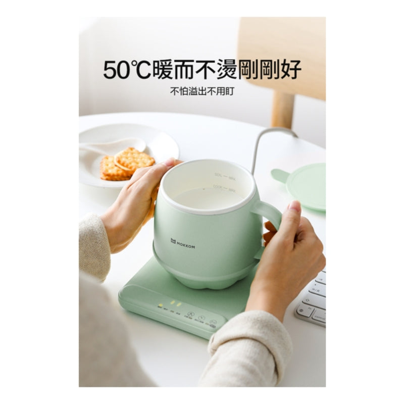 MOKKOM分體不沾易潔智能定時恆溫多功能萬用電熱水杯 (2個)