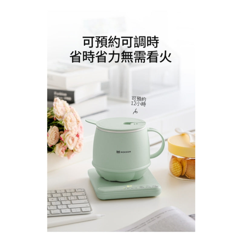 MOKKOM分體不沾易潔智能定時恆溫多功能萬用電熱水杯 (2個)