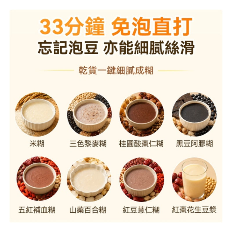 日本Yohome 分體快洗無塗層鋼杯免泡細膩全家料理破壁機 PRO