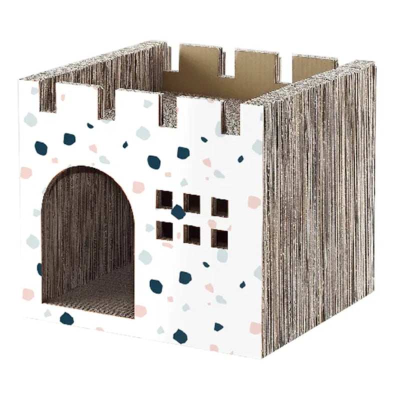 CoCoCat 豪華城堡貓抓板 45*40*42cm (只限送貨)