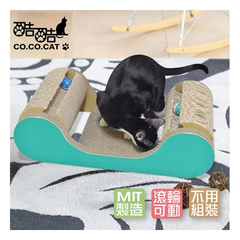 CoCoCat 風火輪貓抓板 35*58*20cm (只限送貨)