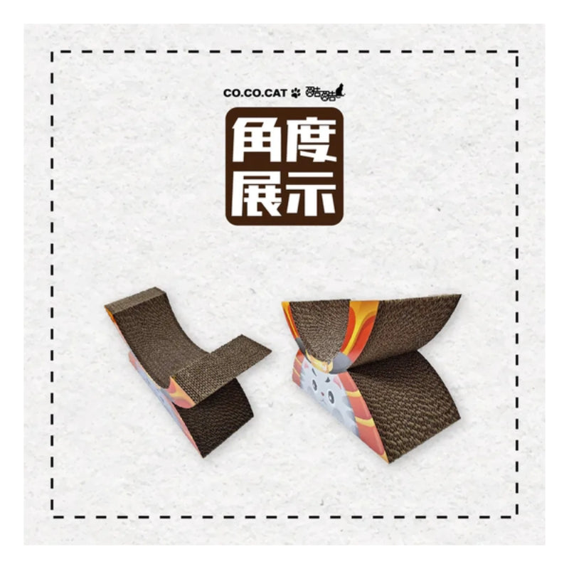 CoCoCat 武士貓貓抓板 60*31*23.5cm (只限送貨)