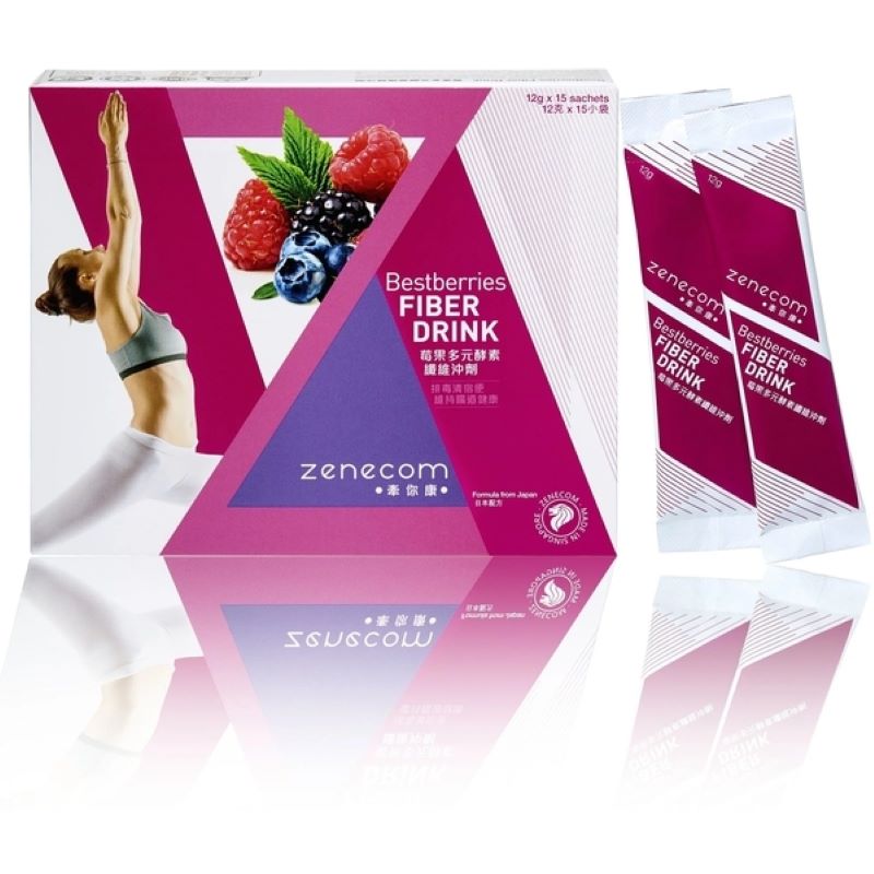 Zenecom- 莓果多元酵素纖維沖劑 (15 小袋盒裝)
