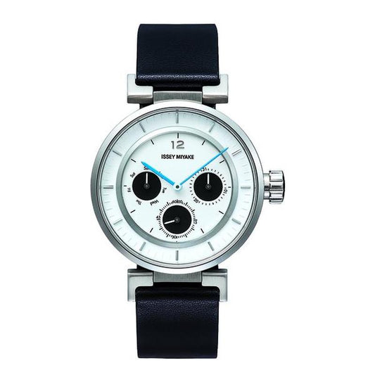 三宅一生 ISSEY MIYAKE - O Series 和田智 設計 三眼款式手錶 VD75-0030P /SILAAB02