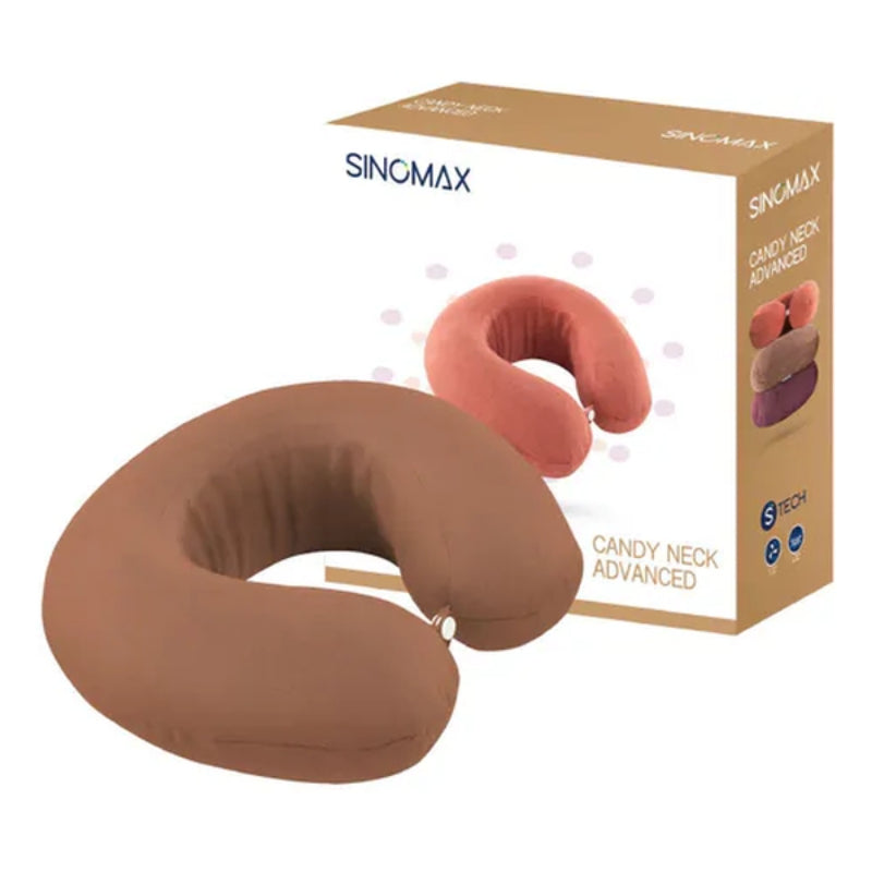Sinomax 繽紛U型護頸枕 - 啡色 (只限送貨)