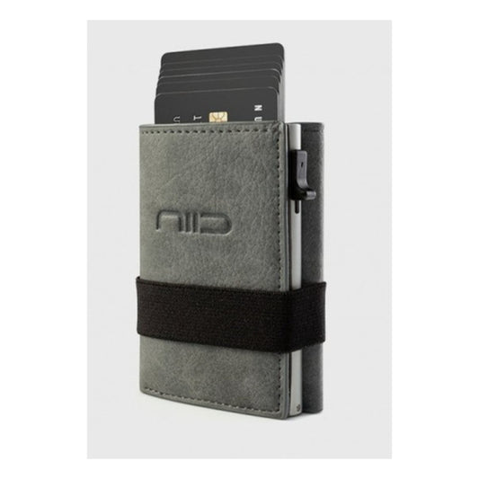 NIID Vegan Leather Mini Wallet - Grey (只限送貨)