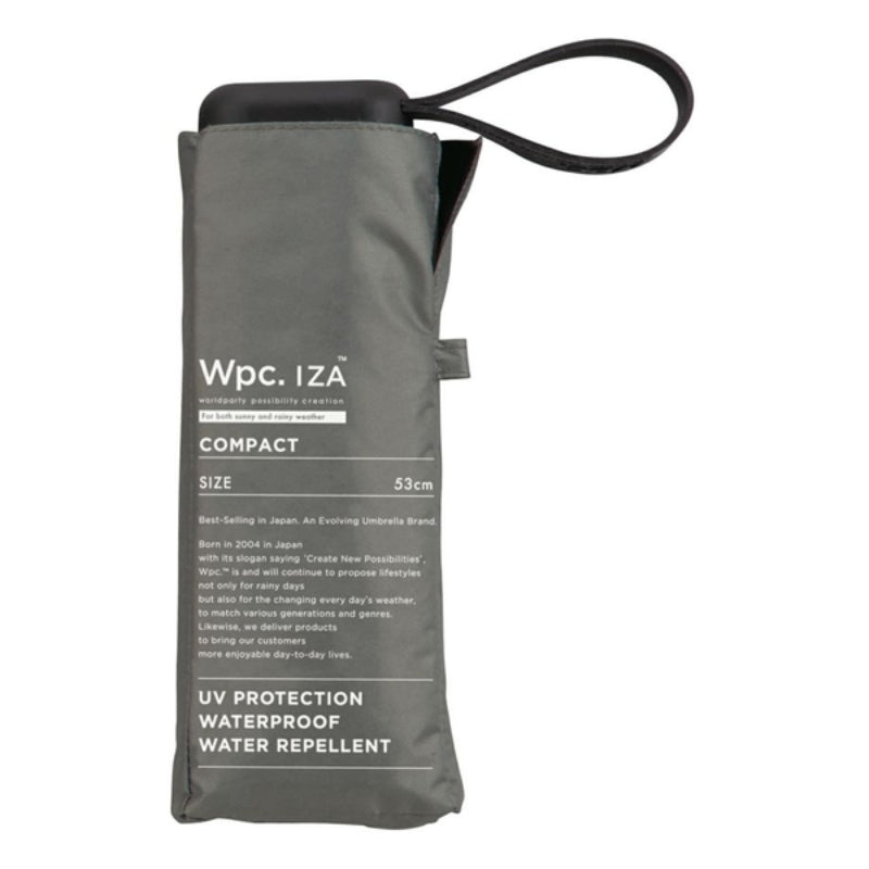 WPC IZA 掌心級袖珍摺傘 53CM 黑 WPP105-ZA020-系列 (只限送貨)