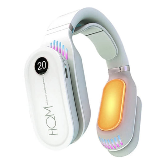 韓國品牌 HQM - Mini Neck Cooler 迷你無線掛頸冷暖儀(冷暖兩用) - 白色