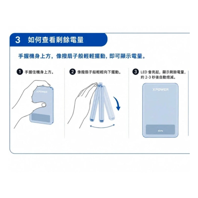 XPower Magthin10+ P5 Prime 10000mAh 最新技術安全電芯最薄數顯移動電源 MT10