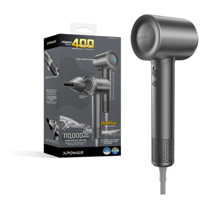 Xpower POWERWIND M021 智能4億+水潤負離子護髮速乾風筒