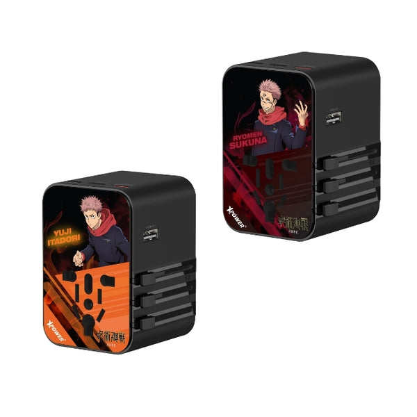 XPower x 咒術迴戰 6輸出 45W PD/PPS GaN旅行充電器 TA45B