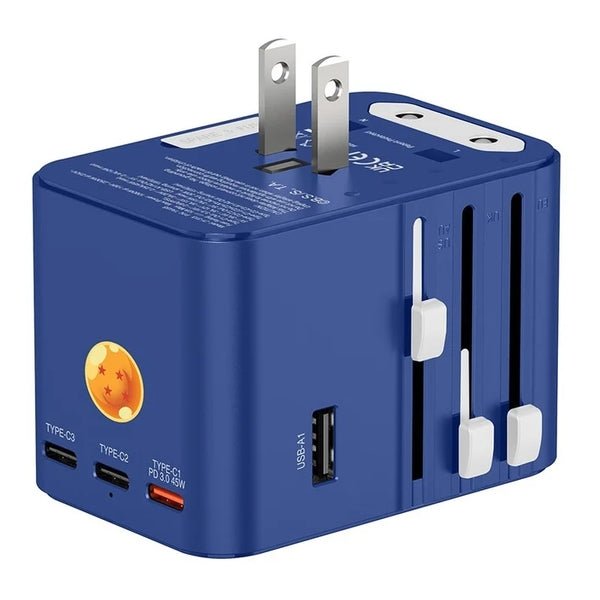 XPower x 龍珠Z 6輸出 45W PD/PPS GaN旅行充電器 TA45B