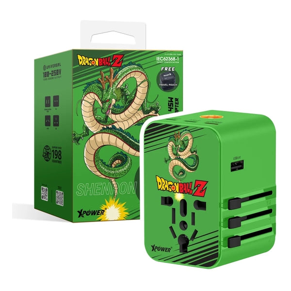 XPower x 龍珠Z 6輸出 45W PD/PPS GaN旅行充電器 TA45B